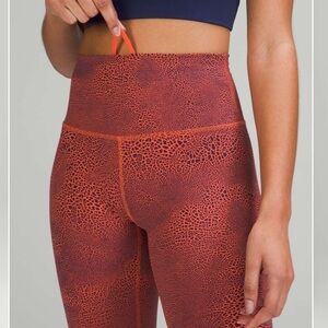 lululemon Wunder Train High-Rise Tight 25” Cracle Glaze NWT